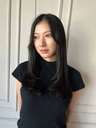 ミディアム スタジオノル パーマ🌀あやなのヘアスタイル