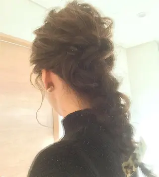 ヘアアレンジ ロング LaFTER HAiR所属・本間 裕史　のヘアスタイル