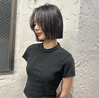 ショート ボブ/顔周りレイヤー 似合わせcut🪽のヘアスタイル