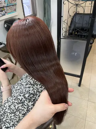 ロング 兒玉/透明感カラー 髪質改善のヘアスタイル