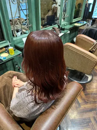 セミロング Monan 新宿所属・ケイジ✨透明感 /艶カラー✨のヘアスタイル