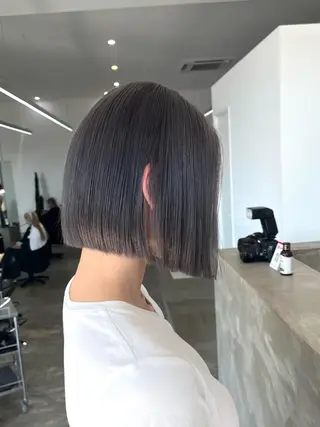 ショート カラー Nought etre 西金沢のヘアスタイル
