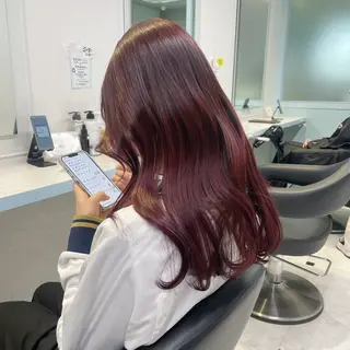 セミロング カラー Salowin池袋East 店3F所属・【美髪矯正/絹髪】 🎀hinano🎀のヘアスタイル