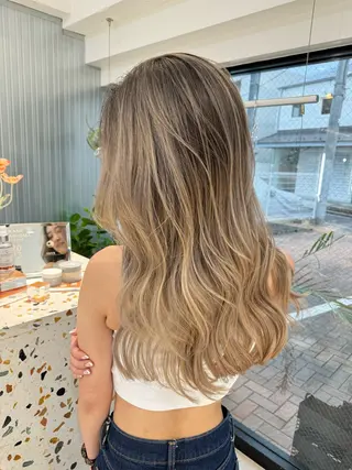 ロング カラー 断髪刈舞所属・フェード・メッシュ ハイトーン/fumaのヘアスタイル