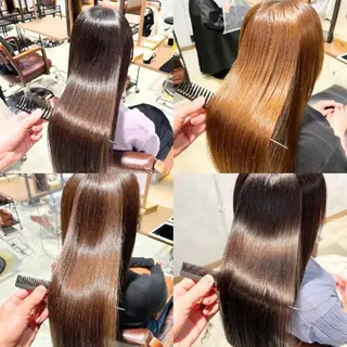 ロング 🌿デザイン縮毛矯正 &パーマ🌿小林真也のヘアスタイル