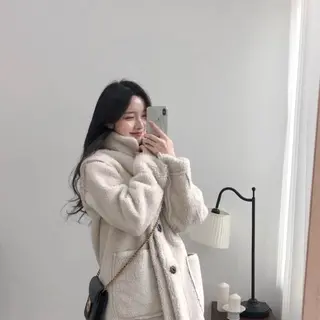 ロング カラー 韓国風暗髪ヘア🤍 🫧MIREIのヘアスタイル