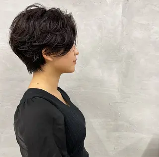 ショート パーマ 田畑 智規のヘアスタイル