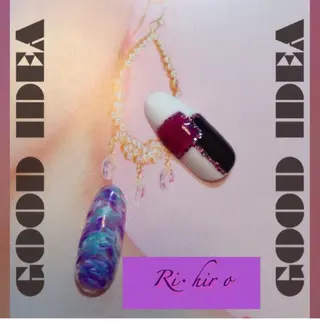 ネイル ネイル＆フラワーサロン〜Ri✦hiro〜鳥栖店所属・HIRATA RIEのネイルデザイン