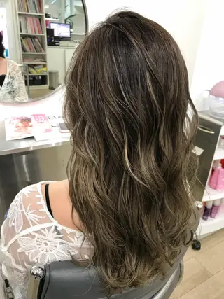 ロング カラー Reb_keiji 👑小倉圭司のヘアスタイル