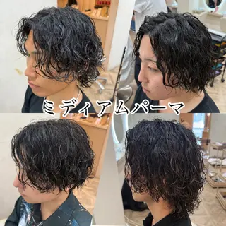 パーマ メンズ 市原亮/名古屋駅/ ツイスパ/波巻きのヘアスタイル
