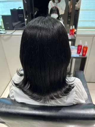 ミディアム カラー 🧊🪞透明感カラー himeのヘアスタイル