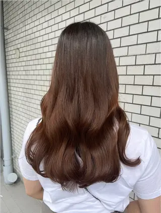 ロング カラー ヘアアレンジ 久保田 あやねのヘアスタイル