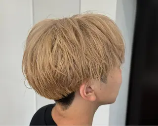ショート カラー メンズ men's salon dot.tokyo 町田本店所属・小椋 紫穏のヘアスタイル