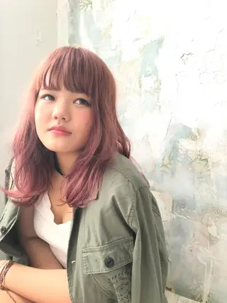 ロング カラー 小倉 聖也のヘアスタイル