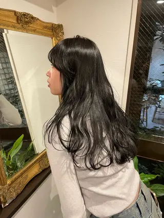 ロング カラー fujita neneのヘアスタイル