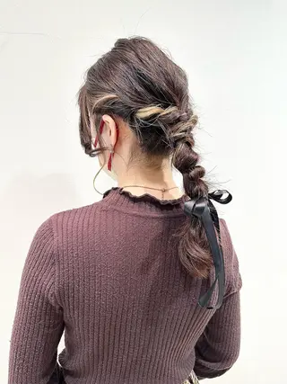 ヘアアレンジ 🩰 柔らかいカラー tomomi🌛のヘアスタイル