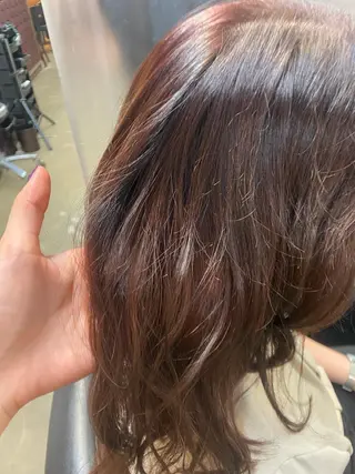 ミディアム 萩原 あんのヘアスタイル