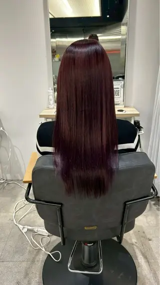 ロング カラー himari💜 暖色カラー/レイヤーのヘアスタイル