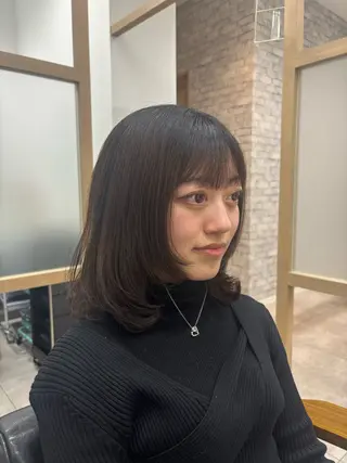 ミディアム ⠀ ゆうかのヘアスタイル