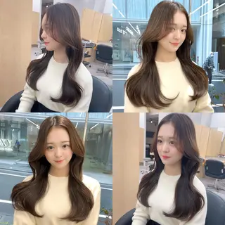 ロング カラー 🪞上品で可愛い韓国 ヘア🪞Rikutoのヘアスタイル