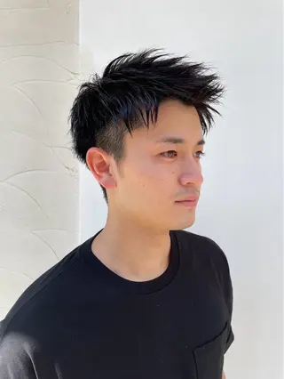 ショート メンズ 透明感カラー🧸艶髪 🫧manamiのヘアスタイル