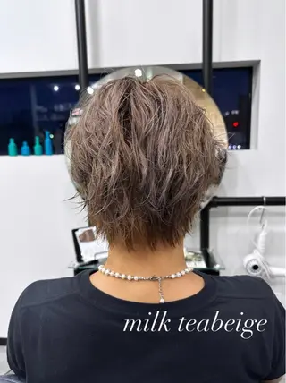 カラー メンズ 栗谷 竜希のヘアスタイル
