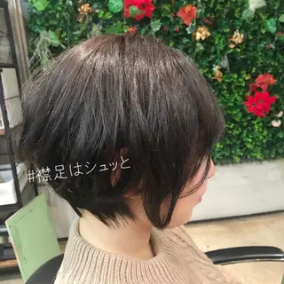 ショート カラー 美髪❣️縮毛矯正/ 髪質改善✨/山本のヘアスタイル