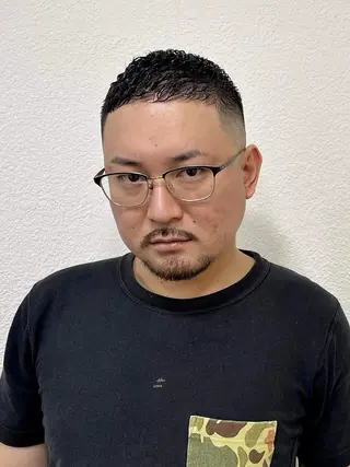 ショート BARBER STYLES 町田店所属・濡れパン緩パンアイロ ンパーマ💈小山のヘアスタイル