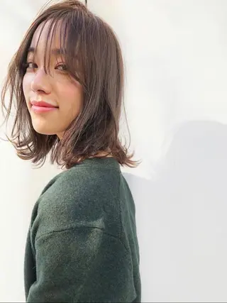 ミディアム VLOW nex the salon所属・韓国風/髪質改善/ ナガヤアキラのヘアスタイル