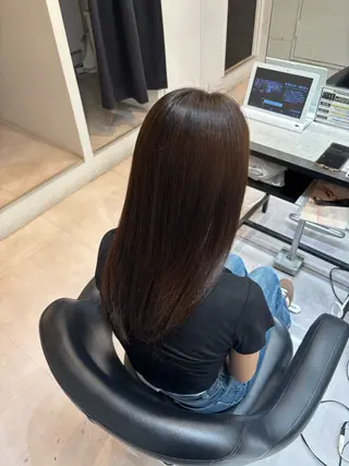 セミロング カラー 🌙髪質改善カラー Momoka🦋のヘアスタイル