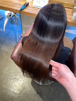 セミロング 髪質改善／美髪矯正 林田和真のヘアスタイル