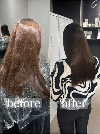 ロング 髪質改善大阪/ 酸性縮毛矯正/ゆうとのヘアスタイル