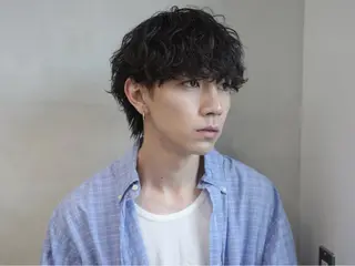 パーマ メンズ fifth 桐山 蒼史のヘアスタイル