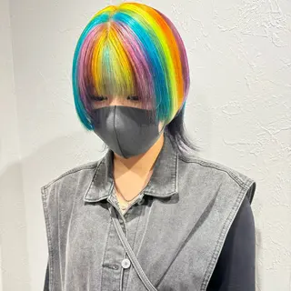 ショート カラー IwAsh  大和駅店所属・shiho .のヘアスタイル