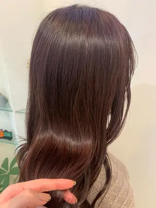 ロング カラー 透けるbrown カラー🎗♡yukaのヘアスタイル