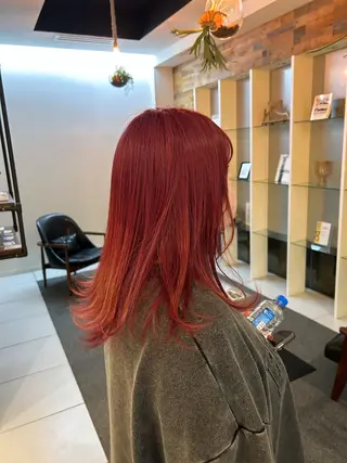 ロング カラー 髪質改善/ストレート パーマ長久手/ひかるのヘアスタイル