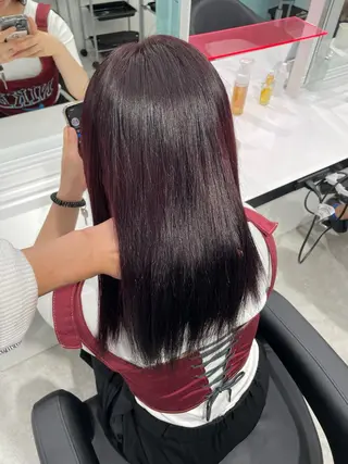 ロング カラー エフェクトブリーチ／ レイヤーカット／翔のヘアスタイル