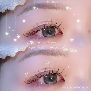 マツエク・マツパ eyelist kako🦋のマツエク・マツパデザイン