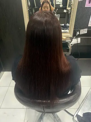 ロング ブリーチ・カットモデ ル🎀serenaのヘアスタイル