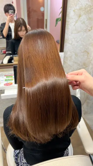 ロング 梅田/韓国ヘア /アレンジ/manaのヘアスタイル