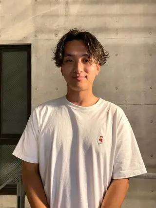 ショート パーマ メンズ おしゃれパーマ メンズ特化/みーまんのヘアスタイル