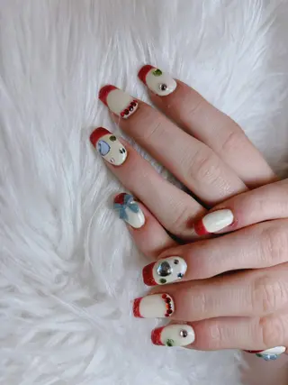 ネイル H3 Nail Tsuki🦋💙のネイルデザイン