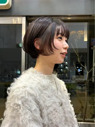 ショート miu /透明感カラーのヘアスタイル