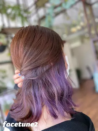 ミディアム カラー Style Tのヘアスタイル