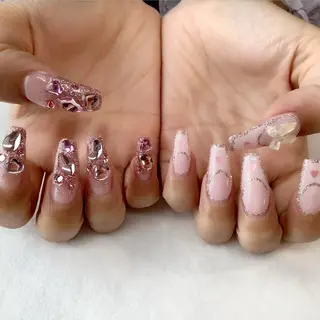 ネイル 💎🐰 saki. m 🐰💎のネイルデザイン