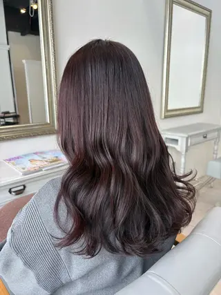 ロング カラー アベ ミスズのヘアスタイル
