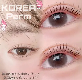 マツエク・マツパ GO TODAY 原宿Riora店所属・韓国束感まつげパーマ ｜根元立ち上げYUのマツエク・マツパデザイン