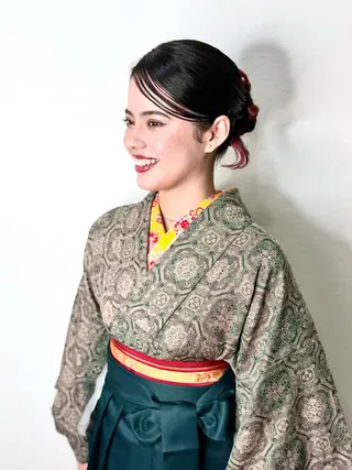 ヘアアレンジ 鷲見 望のヘアスタイル