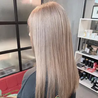 ロング カラー SAKURA 原宿所属・なかの たくみのヘアスタイル