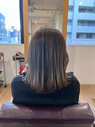 ミディアム カラー KIZU 髪質改善 オカルト怪談のヘアスタイル